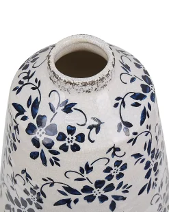 Vaso da fiori MARONEIA Gres porcellanato 25 cm Bianco