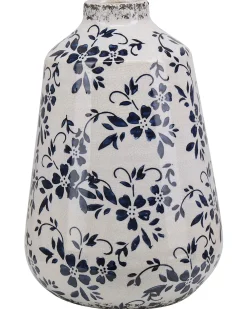 Vaso da fiori MARONEIA Gres porcellanato 25 cm Bianco