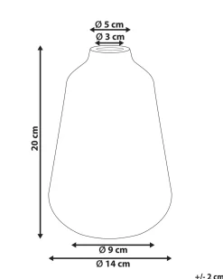 Vaso da fiori MARONEIA Gres porcellanato 20 cm Bianco