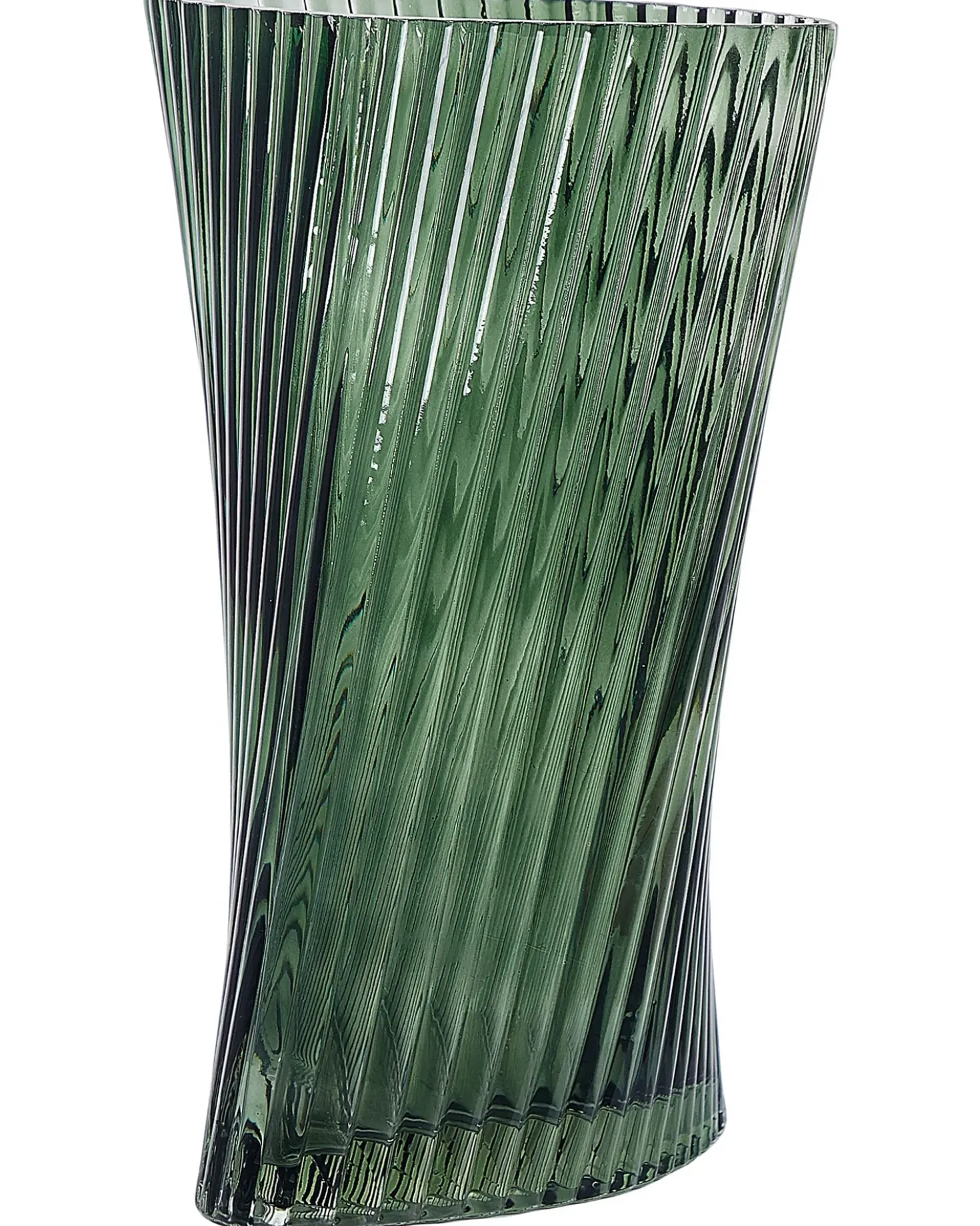 Vaso da fiori MARPISSA Vetro 26 cm Verde scuro