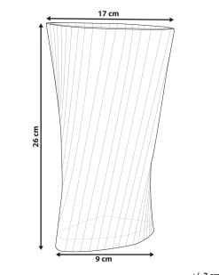 Vaso da fiori MARPISSA Vetro 26 cm Verde scuro