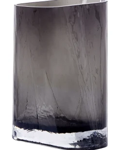 Vaso da fiori MITATA Vetro 20 cm Grigio