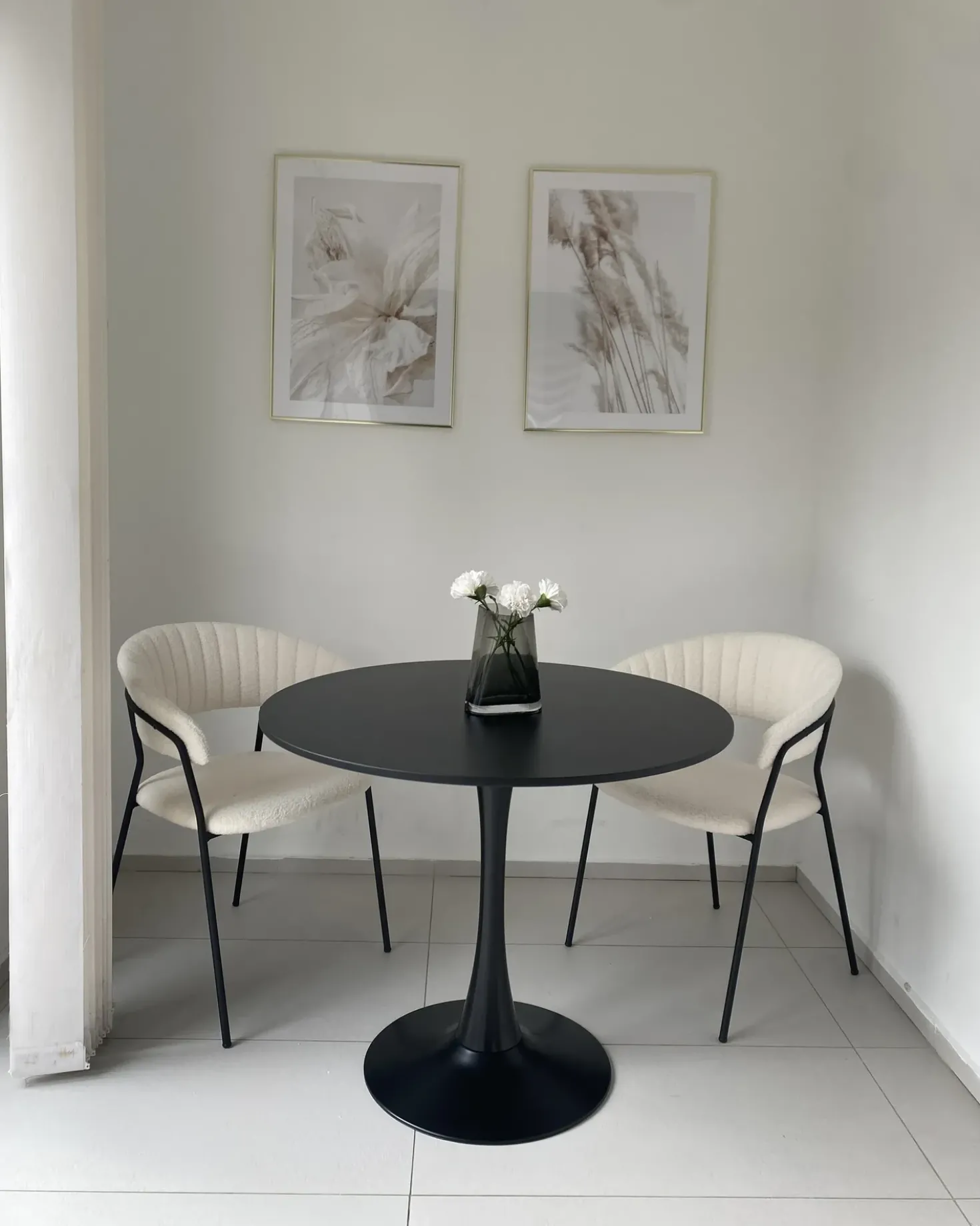 Vaso da fiori MITATA Vetro 20 cm Grigio