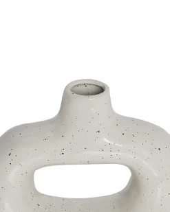 Vaso da fiori MOONEYE Gres porcellanato 19 cm Bianco sporco