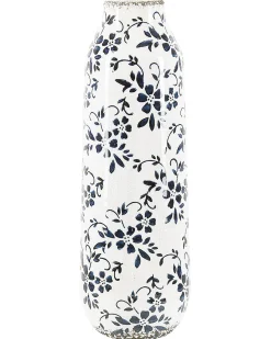 Vaso da fiori MULAI Gres porcellanato 35 cm Bianco
