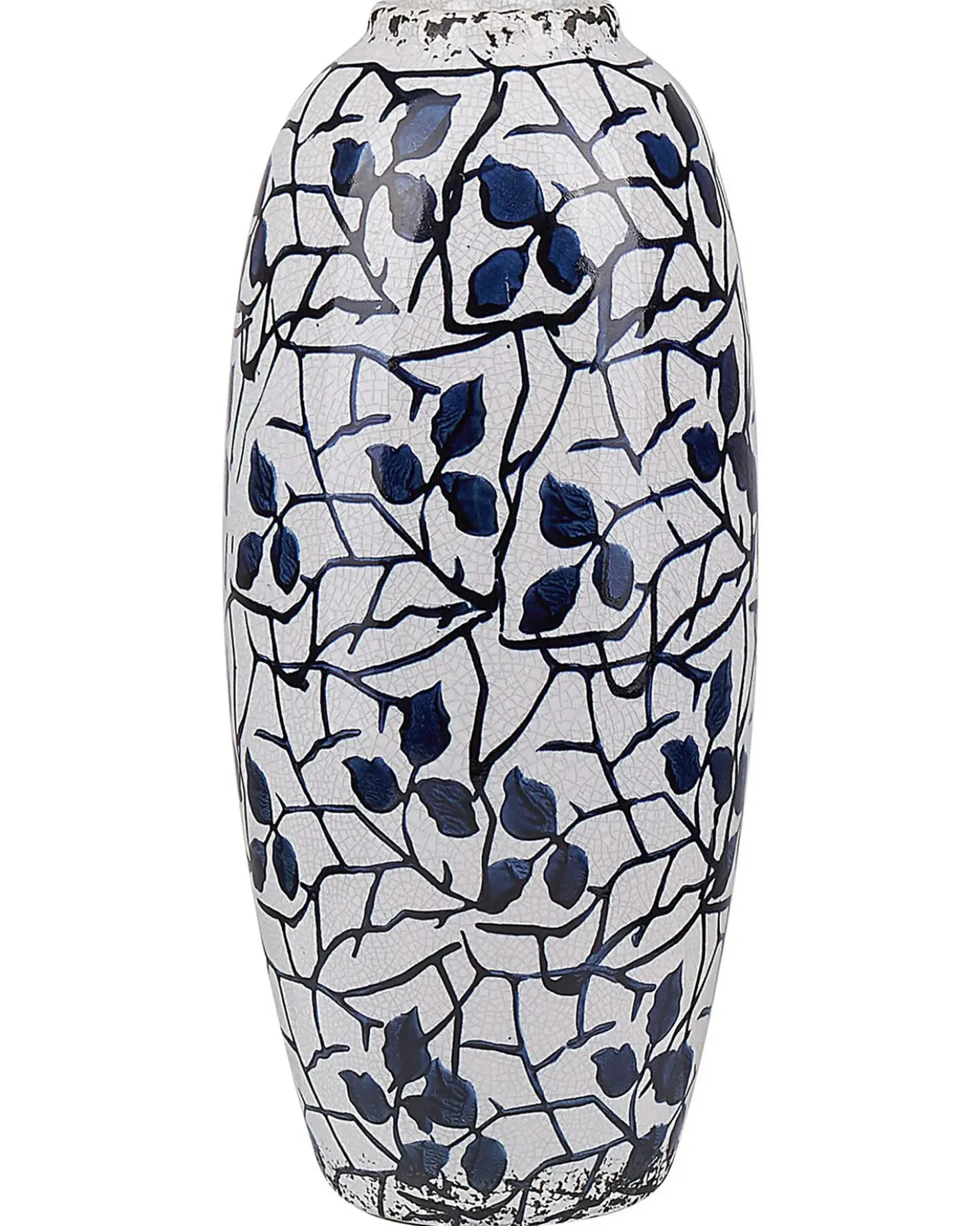 Vaso da fiori MUTILENE Gres porcellanato 25 cm Bianco