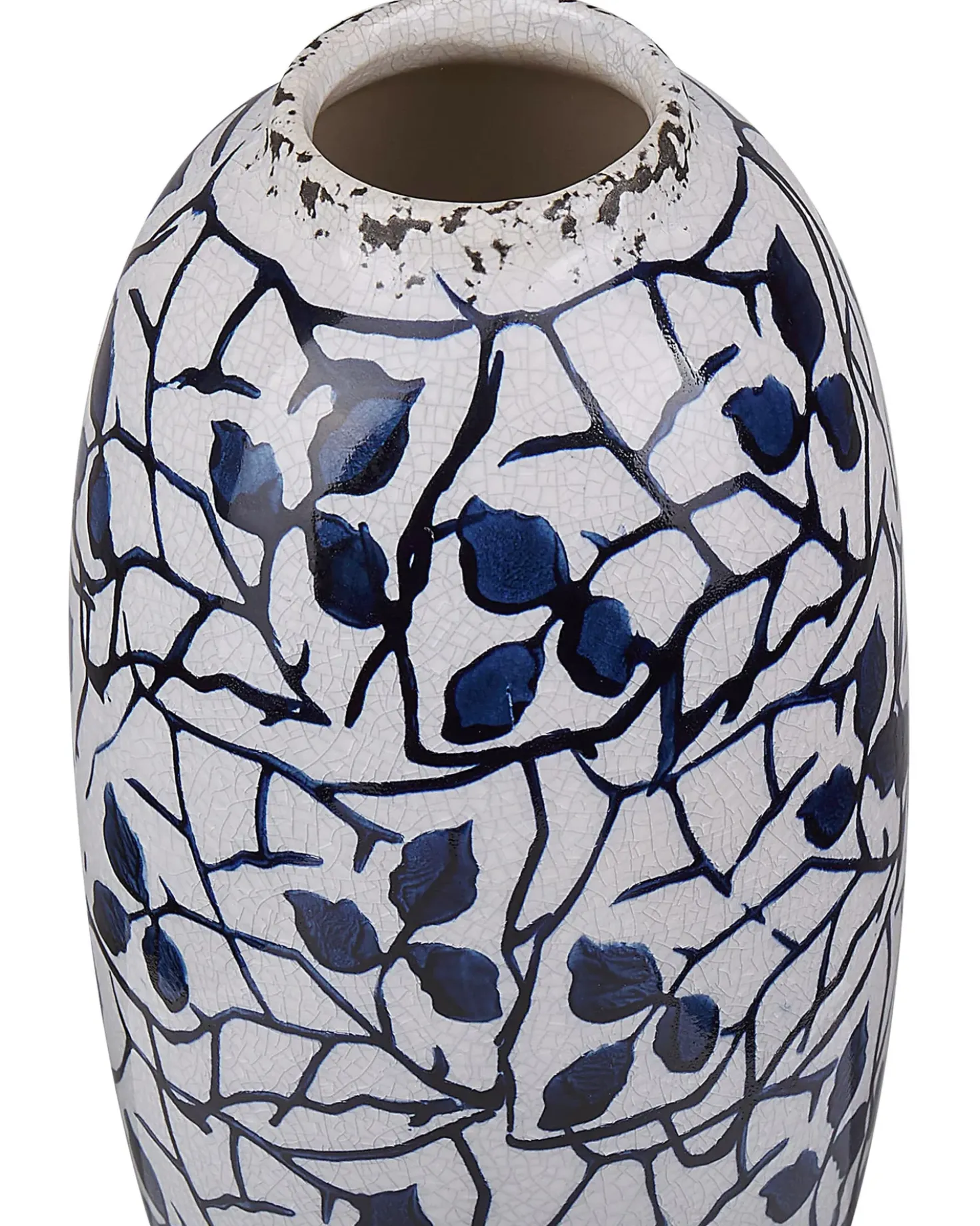 Vaso da fiori MUTILENE Gres porcellanato 25 cm Bianco