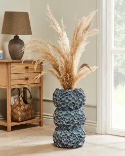 Vaso da fiori MUZAKI Ceramica 52 cm Blu