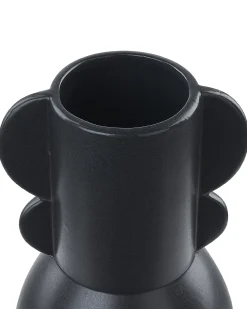 Vaso da fiori MYTILENE Ceramica 29 cm Nero