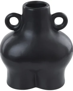 Vaso da fiori NAFPLIO Ceramica 20 cm Nero