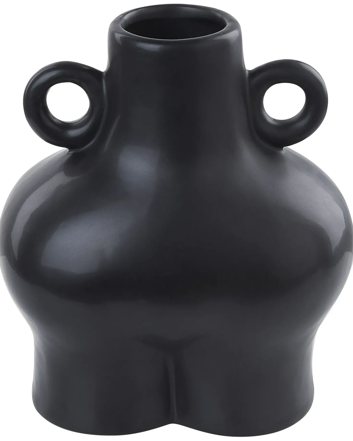 Vaso da fiori NAFPLIO Ceramica 20 cm Nero