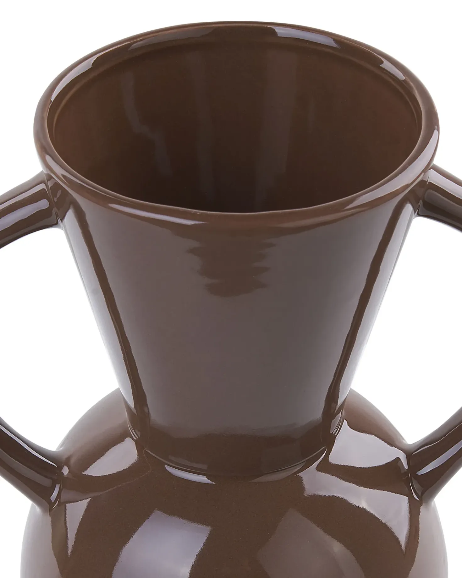 Vaso da fiori ORESTIADA Ceramica 19 cm Marrone
