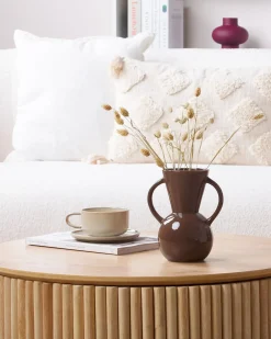 Vaso da fiori ORESTIADA Ceramica 19 cm Marrone