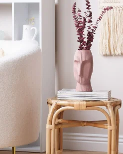Vaso da fiori PALLINI Gres porcellanato 24 cm Rosa pesca