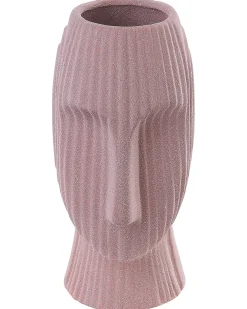 Vaso da fiori PALLINI Gres porcellanato 24 cm Rosa pesca