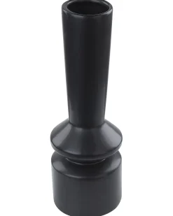 Vaso da fiori PEANIA Ceramica 30 cm Nero