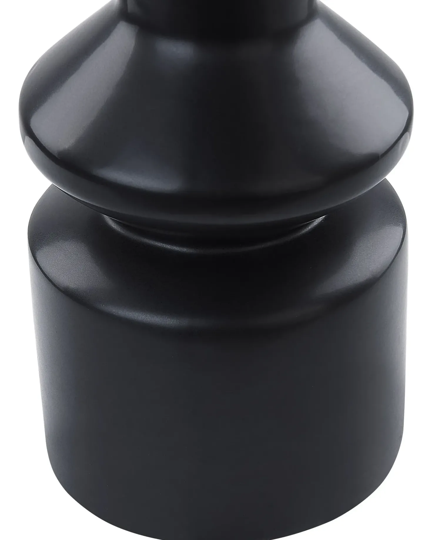 Vaso da fiori PEANIA Ceramica 30 cm Nero