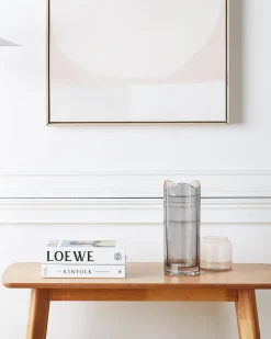 Vaso da fiori PERDIKI Vetro 30 cm Grigio