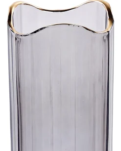 Vaso da fiori PERDIKI Vetro 30 cm Grigio