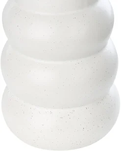 Vaso da fiori PIREAS Gres porcellanato 22 cm Bianco