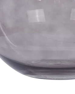Vaso da fiori POLYDROSOS Vetro 22 cm Grigio