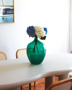 Vaso da fiori ROTI Vetro 39 cm Turchese