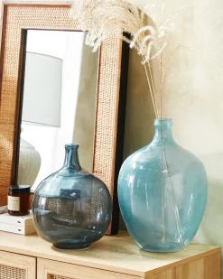 Vaso da fiori ROTI Vetro 39 cm Azzurro