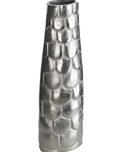Vaso da fiori SUKHOTHAI Metallo 47 cm Argento