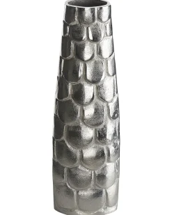 Vaso da fiori SUKHOTHAI Metallo 47 cm Argento