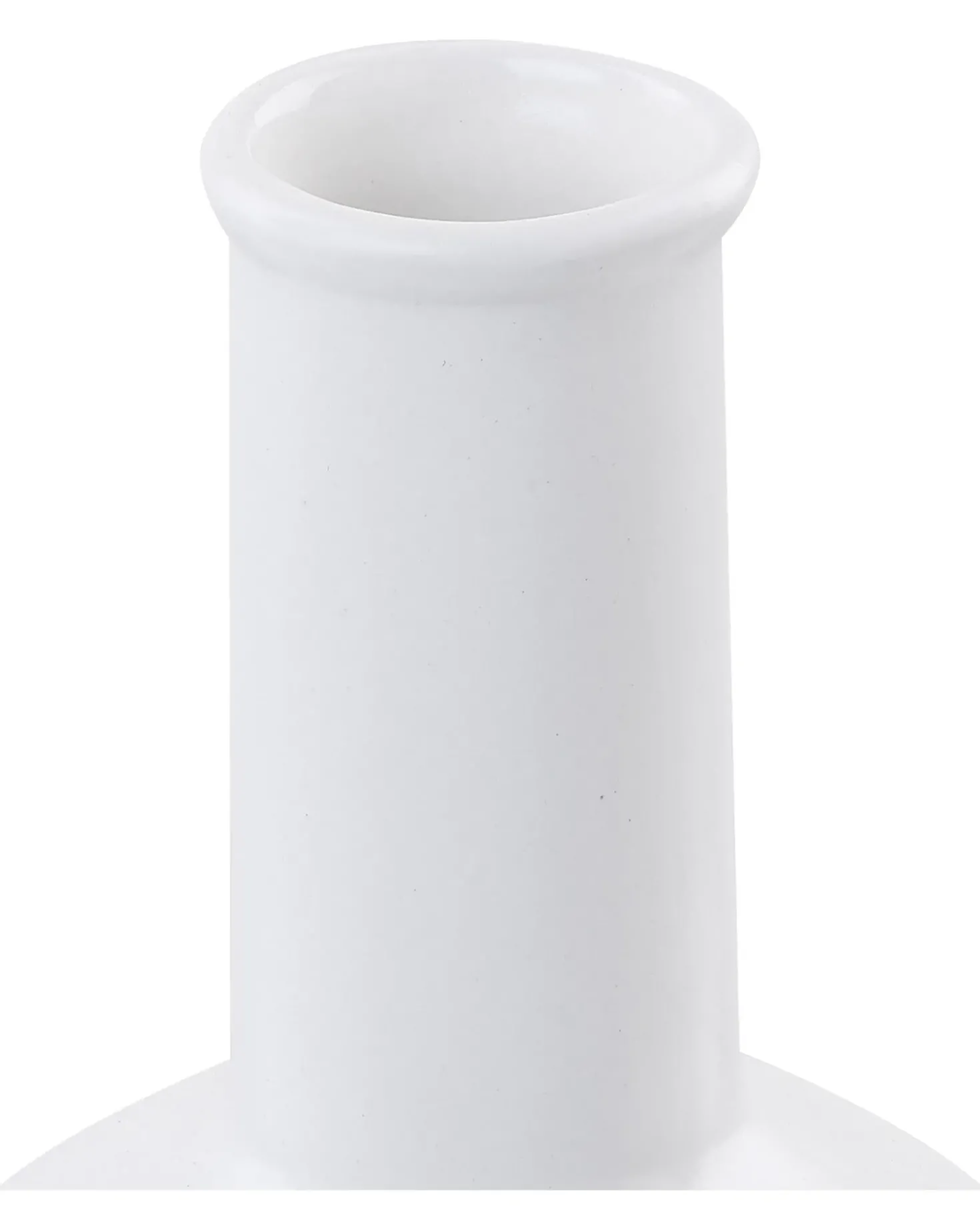 Vaso da fiori THEBES Ceramica 22 cm Bianco