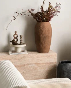 Vaso da fiori TRIKALA 50 cm Marrone chiaro