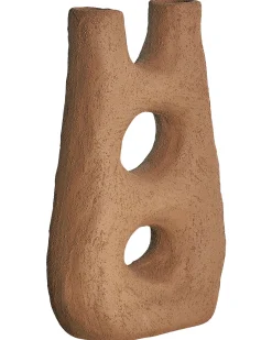 Vaso da fiori UARU Gres porcellanato 27 cm Marrone