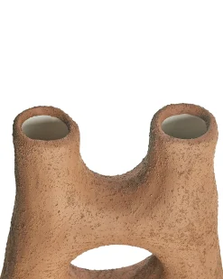 Vaso da fiori UARU Gres porcellanato 27 cm Marrone