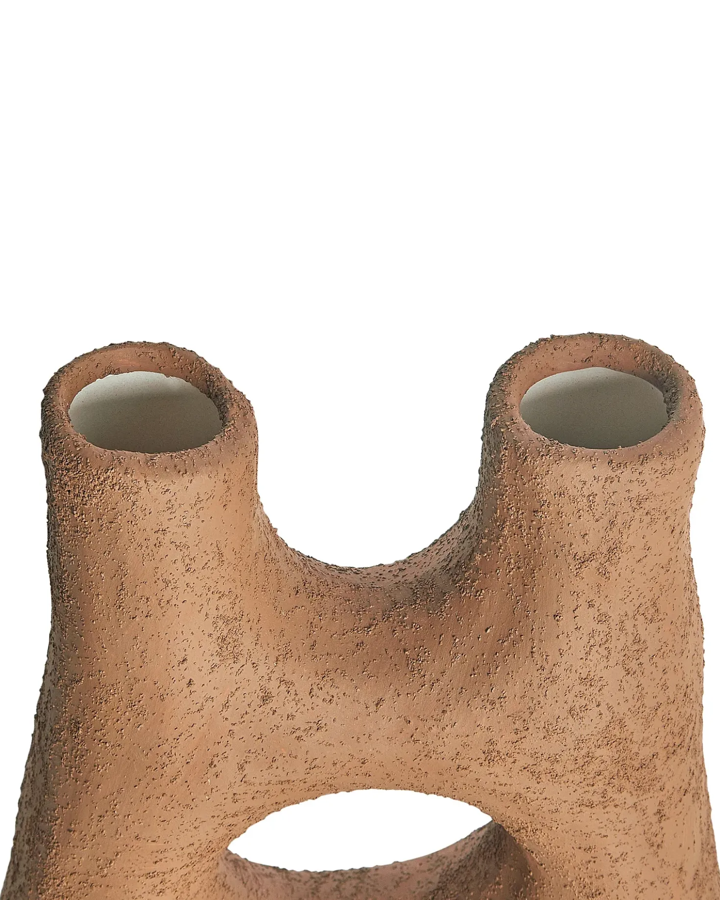 Vaso da fiori UARU Gres porcellanato 27 cm Marrone