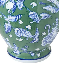 Vaso da fiori VALLADOLID Porcellana 36 cm Verde