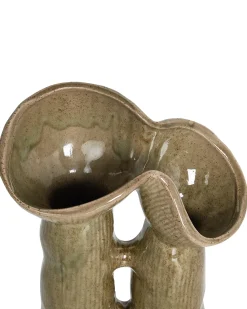 Vaso da fiori WATERPOPPY Gres porcellanato 28 cm Verde