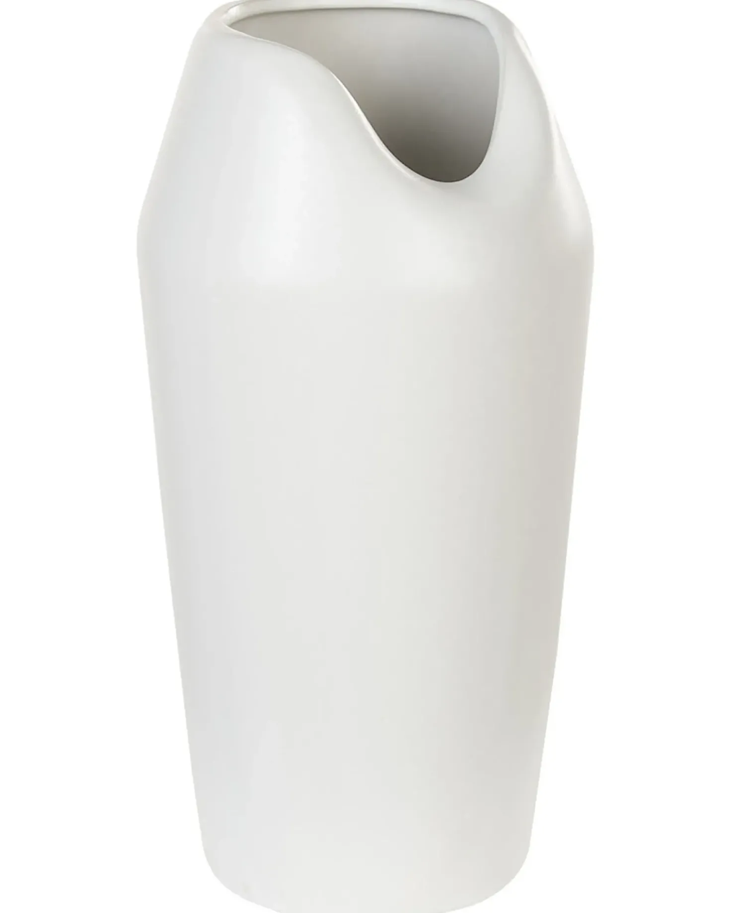 Vaso decorativo APAMEA Gres porcellanato 33 cm Bianco