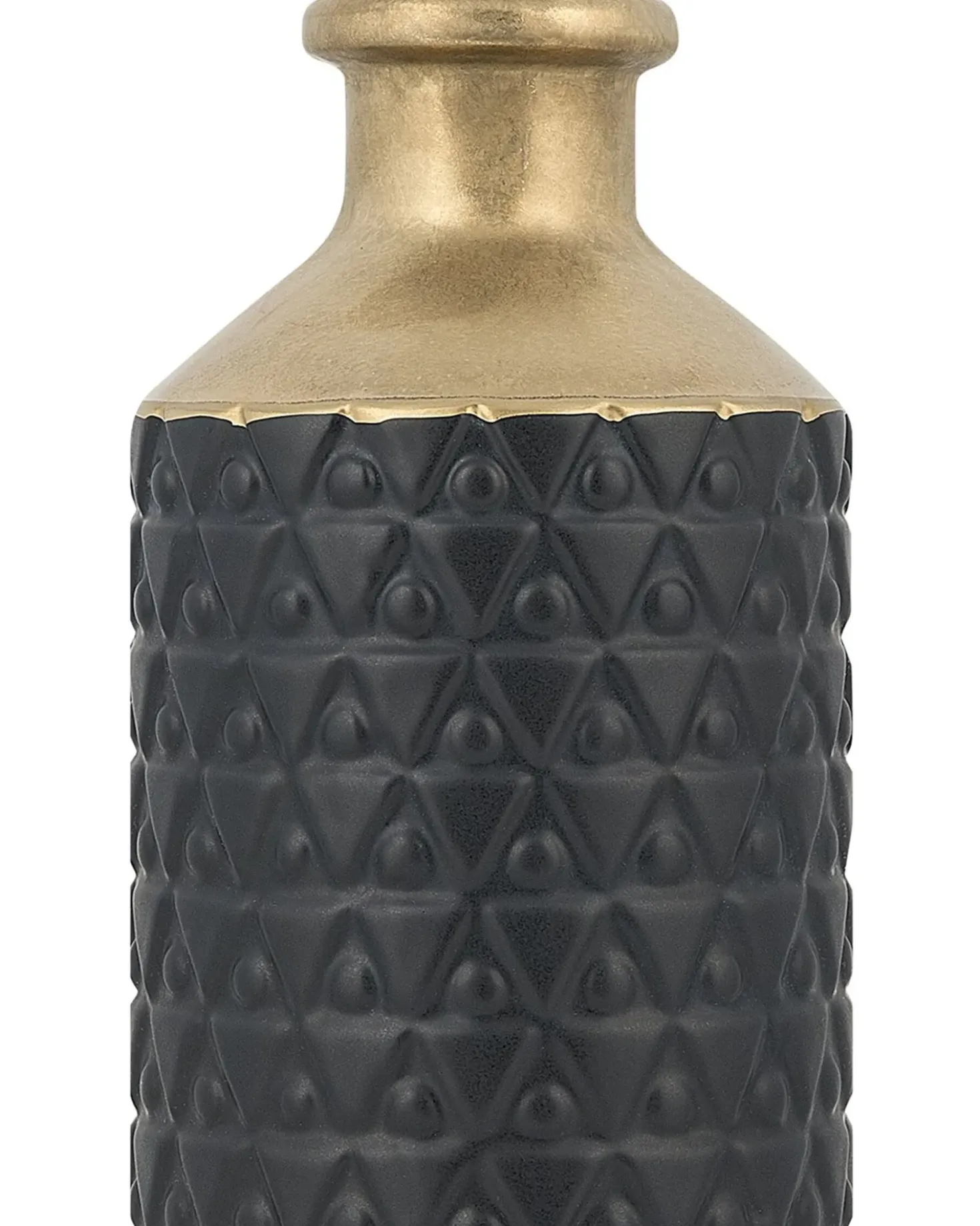 Vaso decorativo ARSIN Gres porcellanato 39 cm Nero