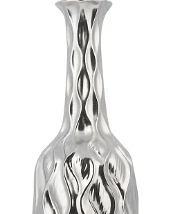 Vaso decorativo BASSANIA Gres porcellanato 45 cm Argento