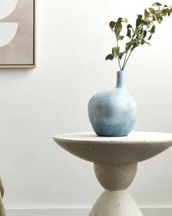 Vaso decorativo BENTONG Ceramica 26 cm Azzurro