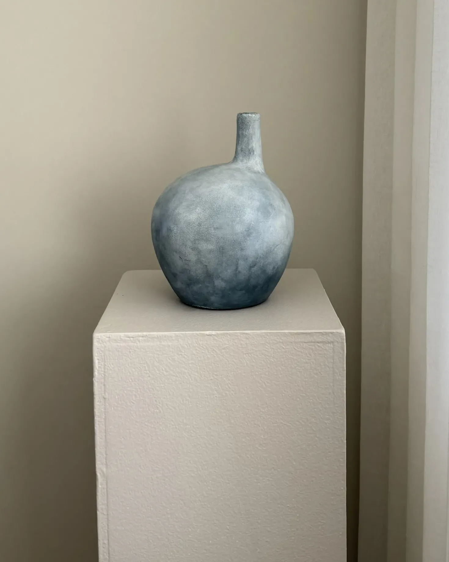 Vaso decorativo BENTONG Ceramica 26 cm Azzurro
