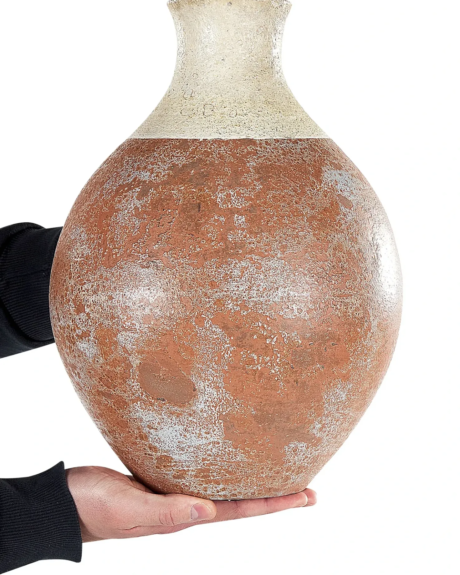 Vaso decorativo BURSA Ceramica 37 cm Marrone chiaro