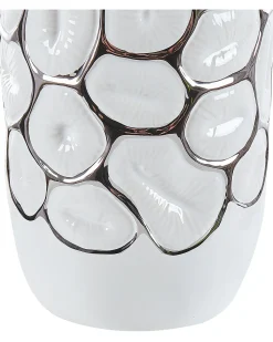 Vaso decorativo CENABUM Gres porcellanato 28 cm Bianco