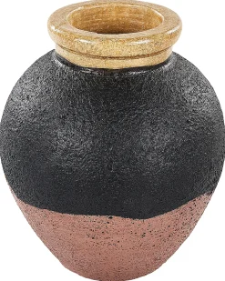 Vaso decorativo DAULIS Ceramica 31 cm Nero