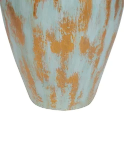 Vaso decorativo DIKAJA Ceramica 45 cm Blu