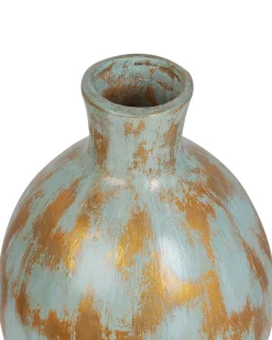 Vaso decorativo DIKAJA Ceramica 45 cm Blu