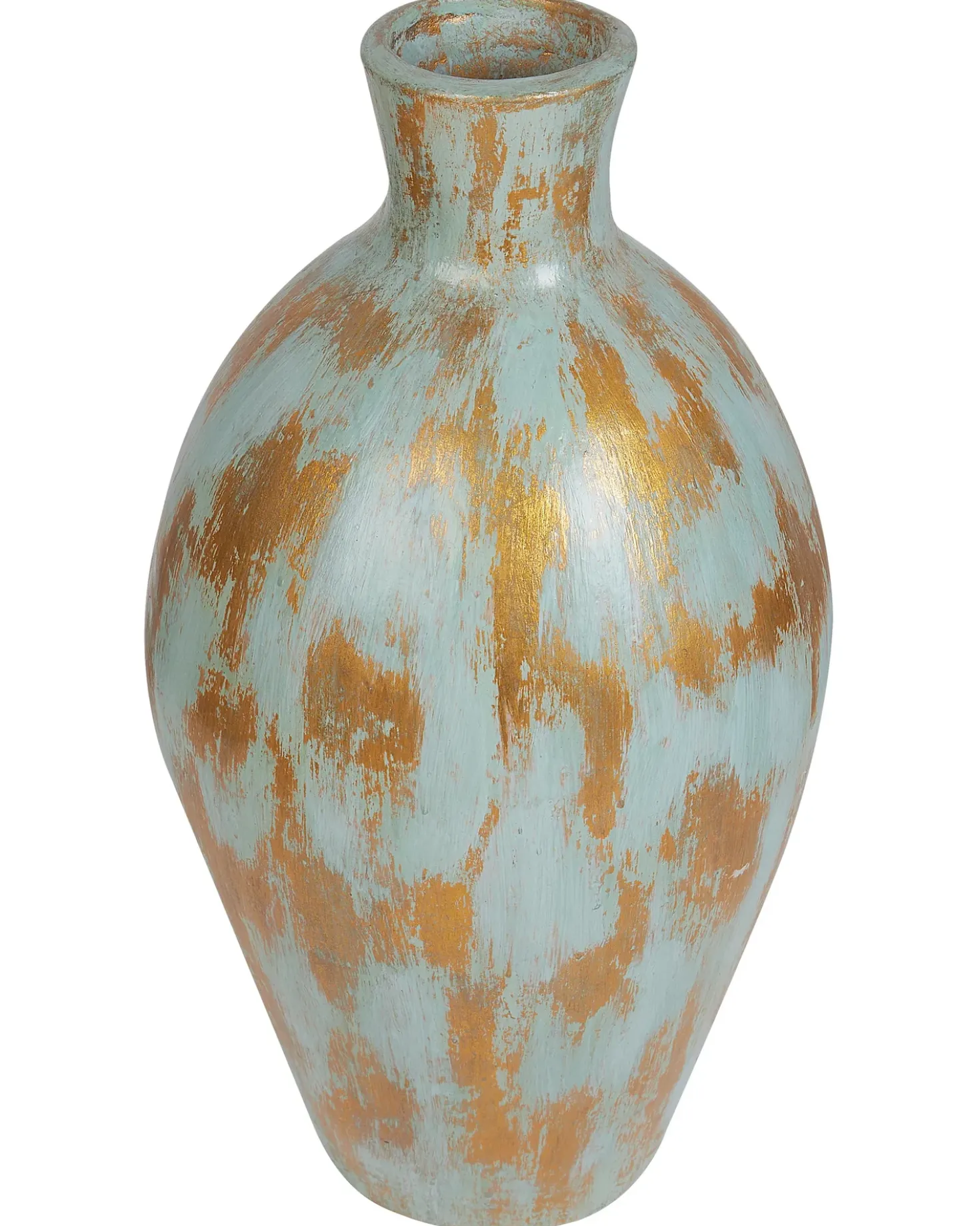 Vaso decorativo DIKAJA Ceramica 45 cm Blu