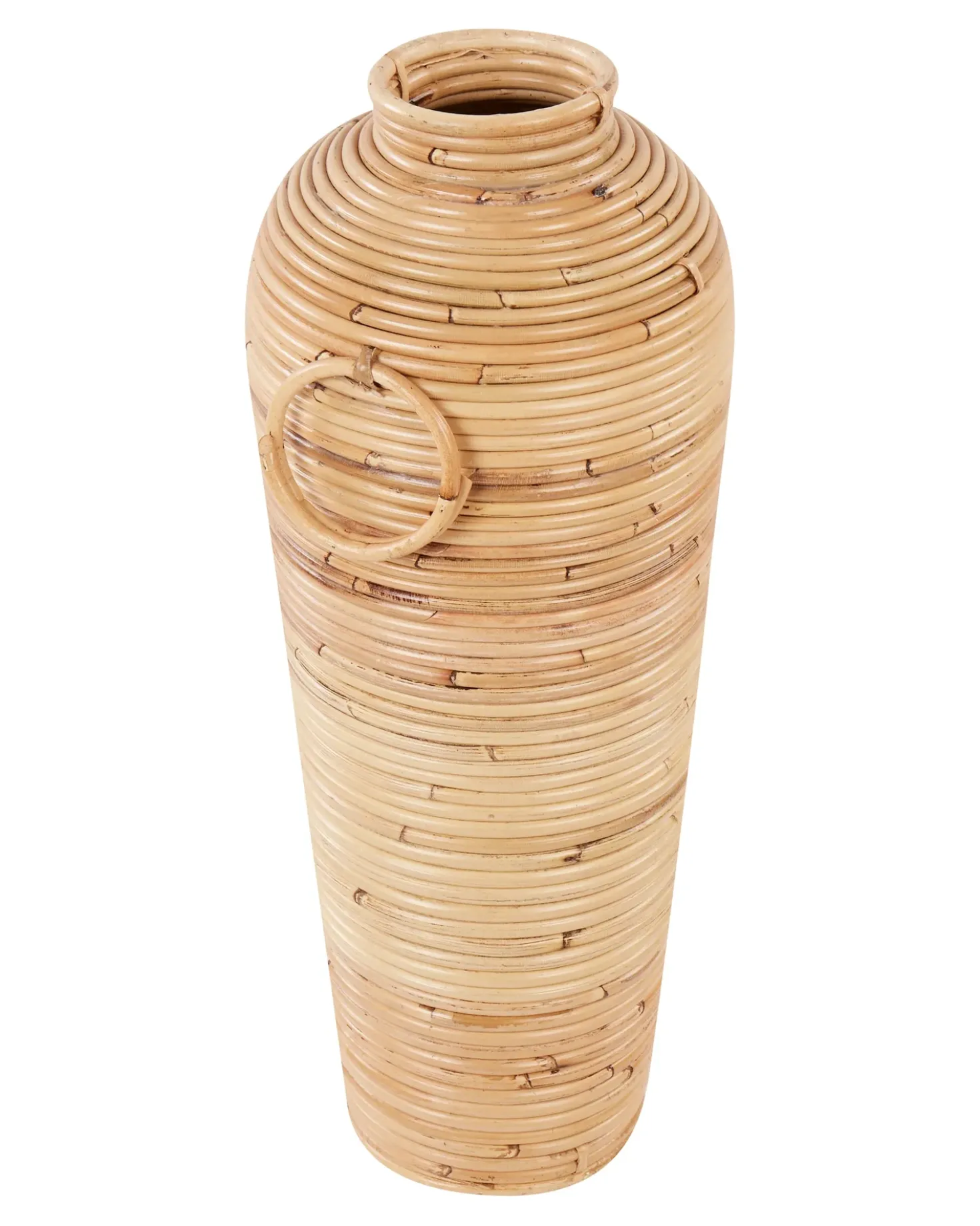Vaso decorativo ELATIA Rattan 50 cm Naturale