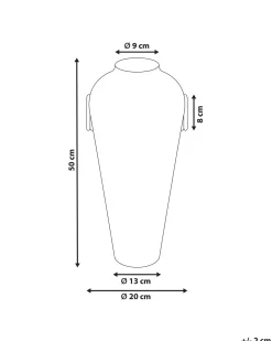 Vaso decorativo ELATIA Rattan 50 cm Naturale