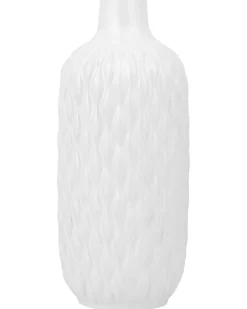Vaso decorativo EMAR Gres porcellanato 31 cm Bianco